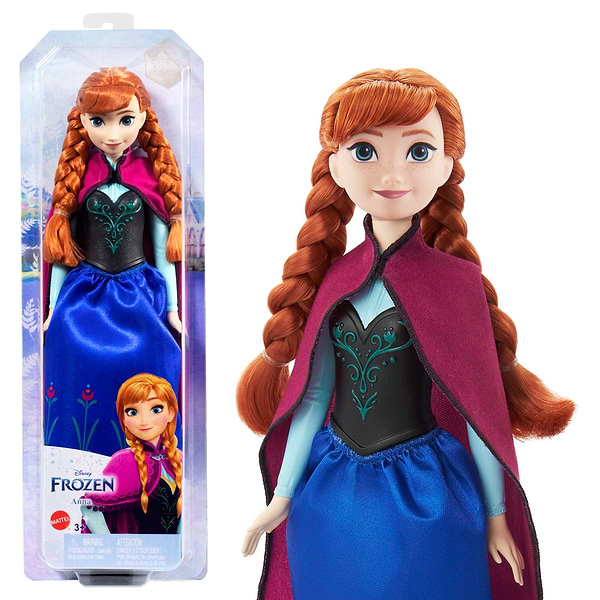 Фото - Колекційна лялька Disney Frozen Принцеса Анна з м/ф "Крижане серце" в накидці (HLW49)