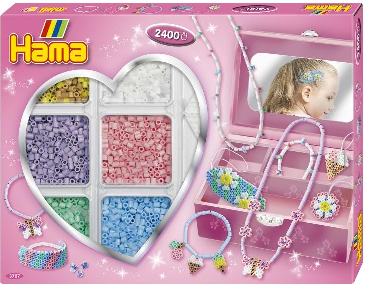 Набор для изготовления декора Hama Модные украшения Море с ящиком Midi 5+ (HM-3707)