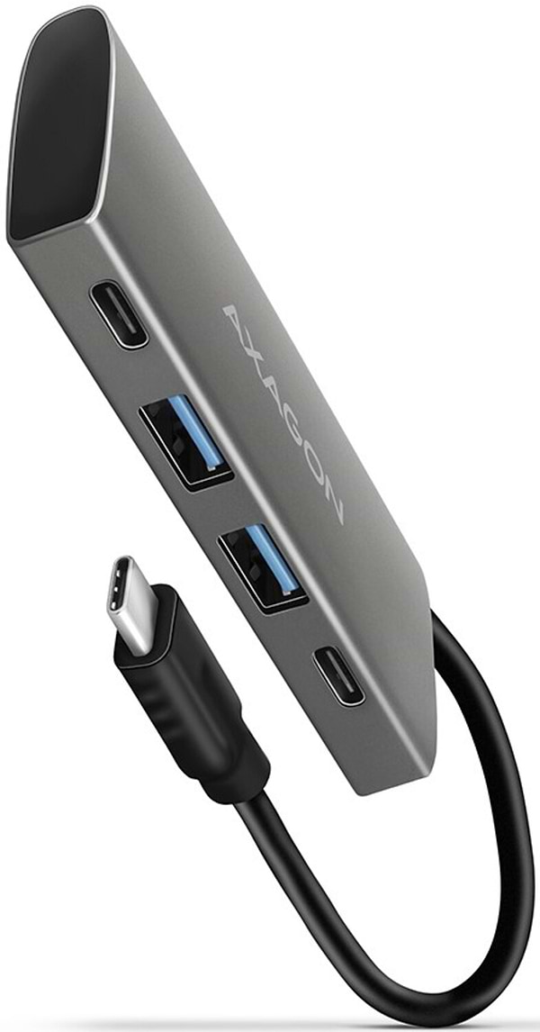 Фото - Хаб USB AXAGON SuperSpeed USB-C 10 Gbps SPEEDSTER 4, Grey (HMC-4G2) Фото - Хаб USB AXAGON SuperSpeed USB-C 10 Gbps SPEEDSTER 4, Grey (HMC-4G2)