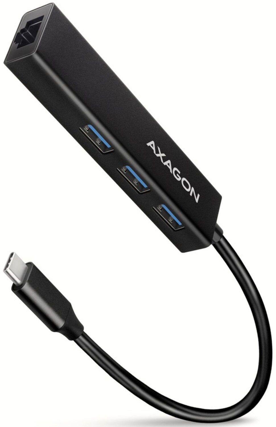 Фото - Хаб USB AXAGON SuperSpeed USB-C hub + gigabit LAN (HMC-GL3A) Фото - Хаб USB AXAGON SuperSpeed USB-C hub + gigabit LAN (HMC-GL3A)