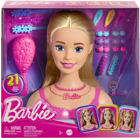 Фото - Кукла Barbie Манекен для причесок "Классика" с аксессуарами (HMD88)