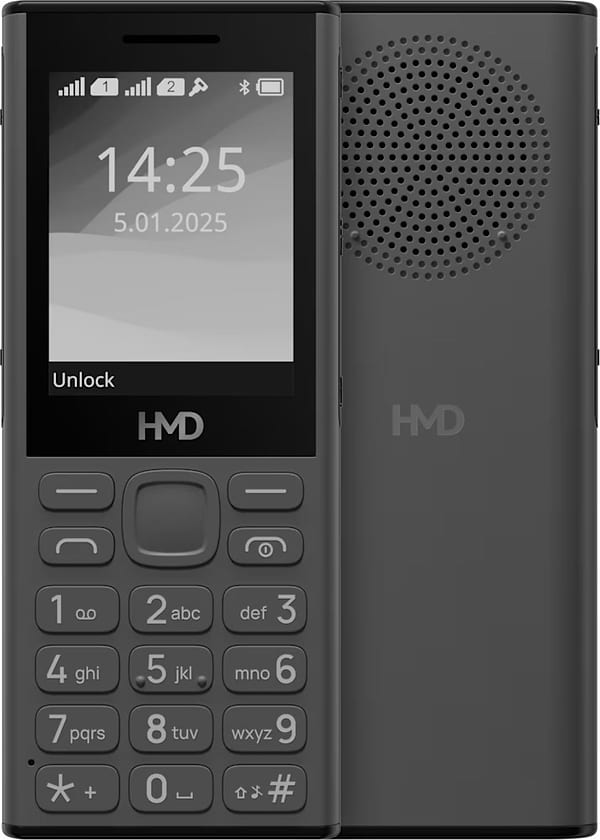 Фото - Мобільний телефон HMD 130 Music DS Dark Grey