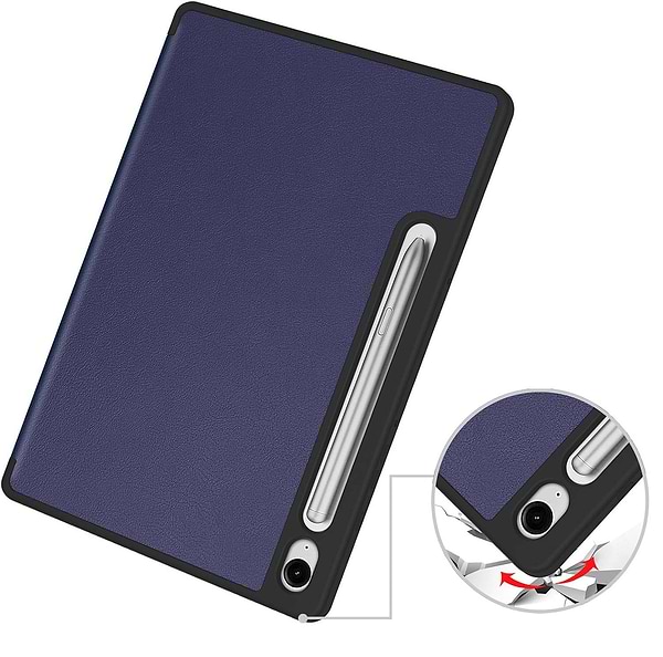 Фото - Чехол для планшета BeCover Flexible TPU Mate for Samsung Galaxy Tab S9 (SM-X710/SM-X716)/S9 FE (SM-X510/SM-X516B) 11.0" Deep Blue (712528)