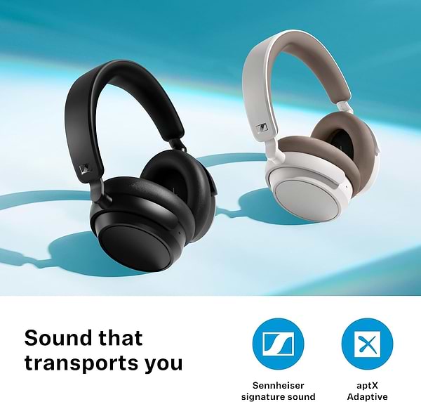 Фото - Наушники полноразмерные беспроводные Sennheiser Accentum Plus Wireless White (700177)