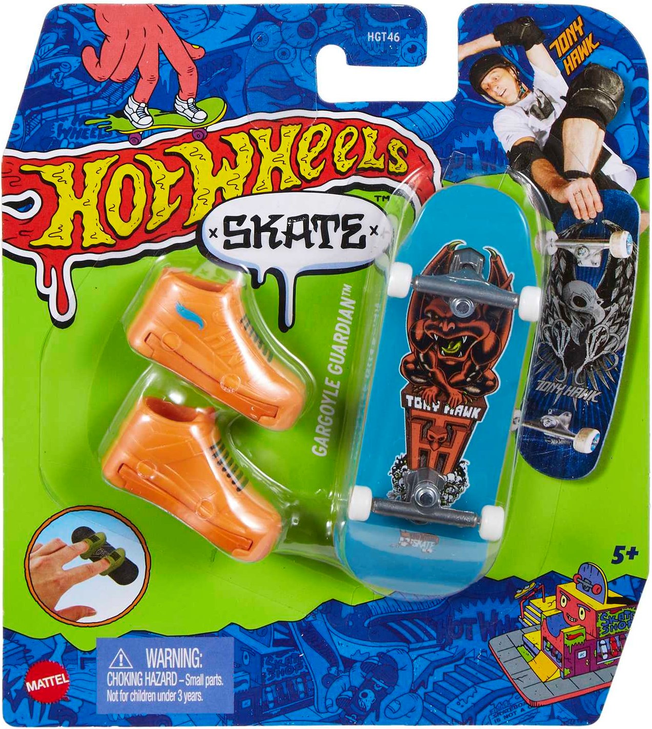Фото - Игровой набор Hot Wheels Скейт и обувь для пальчиков (в асс.) (HGT46)