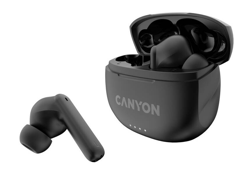 Фото - Наушники вкладыши беспроводные TWS Canyon TWS-8 (CNS-TWS8B) Black