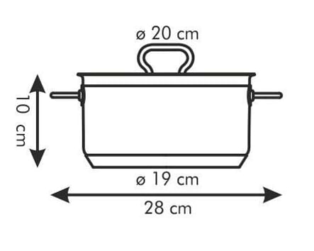 Фото - Кастрюля tescoma 774220 Home Profi 20 см 3.0 л