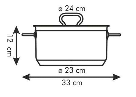 Фото - Кастрюля tescoma 774224 Home Profi 24 см 5.0 л