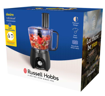 Фото - Кухонний комбайн Russell Hobbs 27111-56 Matte Charcoal Food Processor