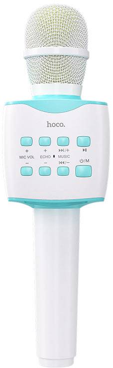 Мікрофон вокальний бездротовий HOCO BK5 Blue (6931474742308)