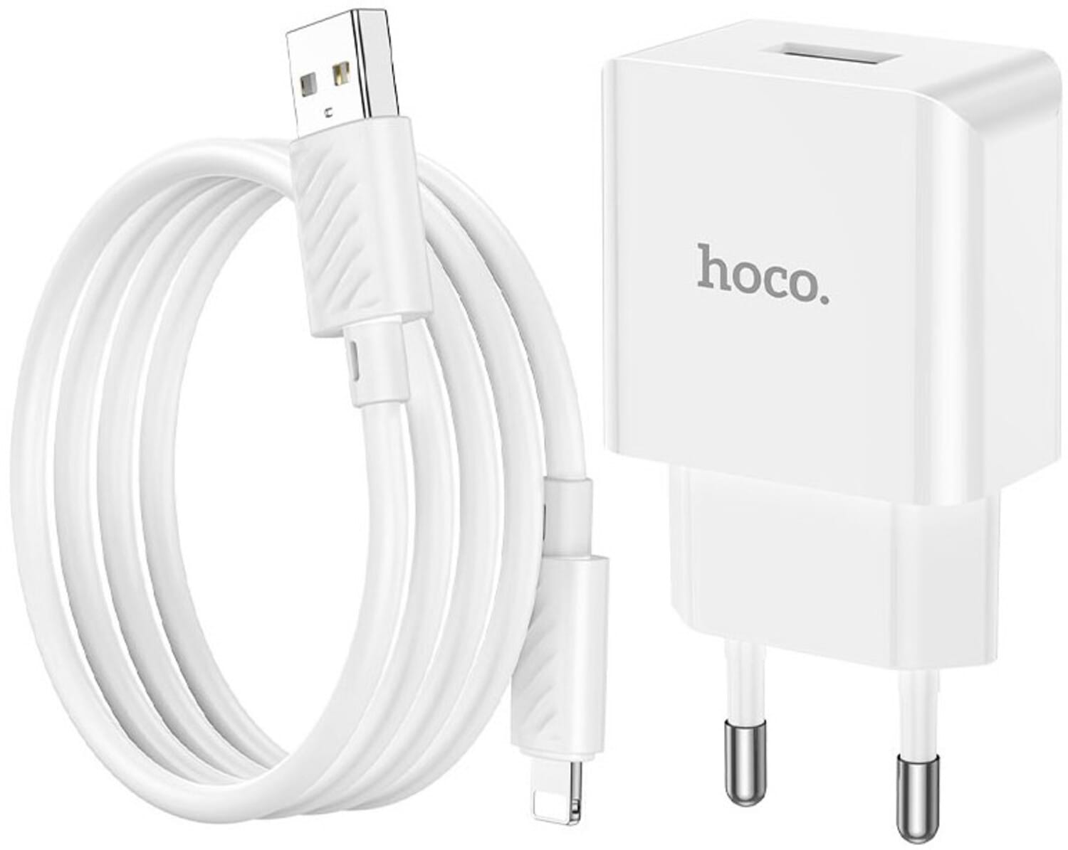 Сетевое зарядное устройство HOCO C106A 10.5W White (6931474783899)