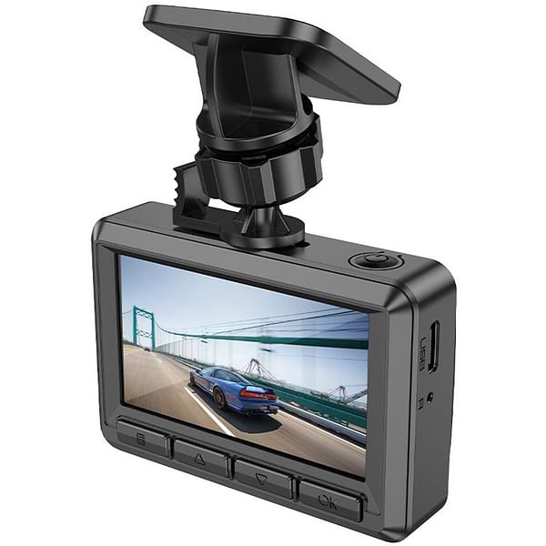 Фото - Видеорегистратор HOCO DV3 Driving recorder with display dual-channel Black (6942007608183)