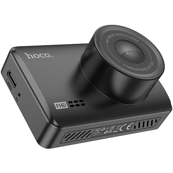 Фото - Видеорегистратор HOCO DV3 Driving recorder with display dual-channel Black (6942007608183)