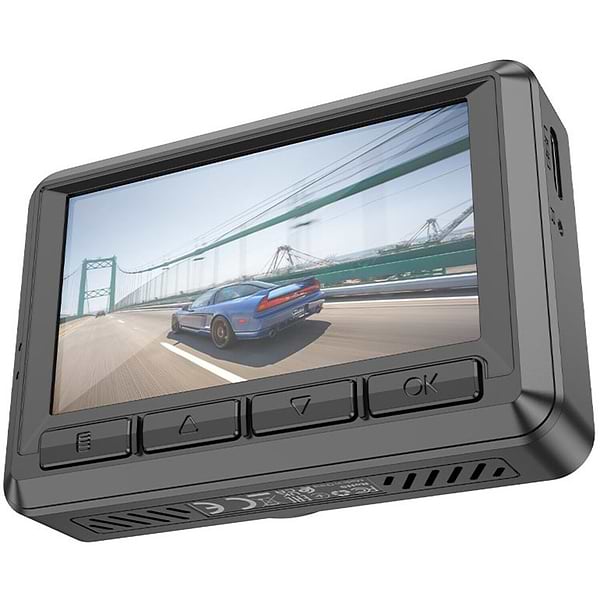 Фото - Видеорегистратор HOCO DV3 Driving recorder with display dual-channel Black (6942007608183)
