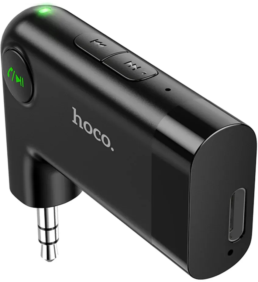 Беспроводной адаптер автомобильный HOCO E53 Black (6931474729750)