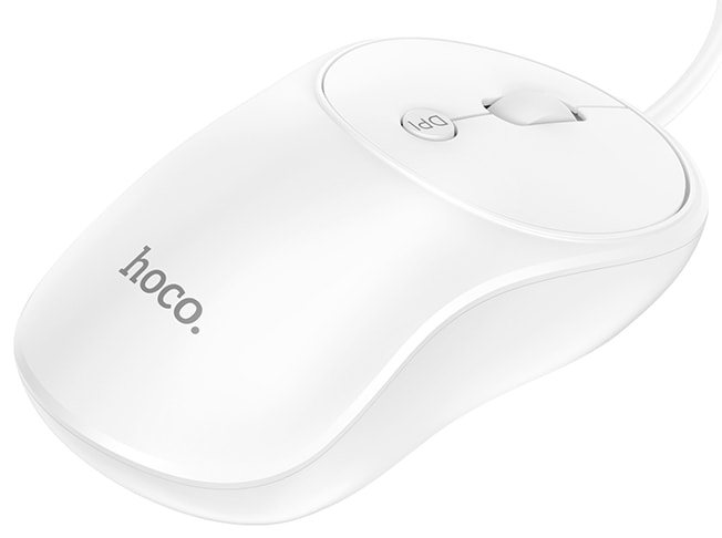 Миша дротова HOCO GM13 Esteem White (6931474757852)