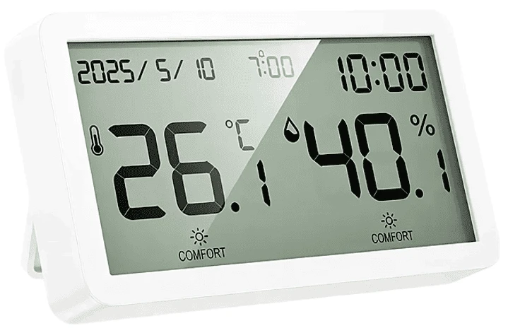 Термогігрометр HOCO HX42 indoor electronic alarm clock thermometer and hygrometer (6942007661270)