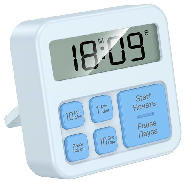 Кухонный таймер цифровой HOCO HX43 Blue (6942007667371)