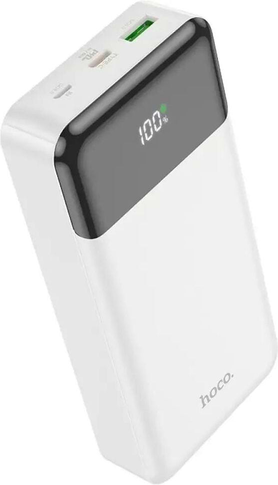Батарея мобильная HOCO J102A Cool figure PD20W+QC3.0 20000mAh White (6931474783639)