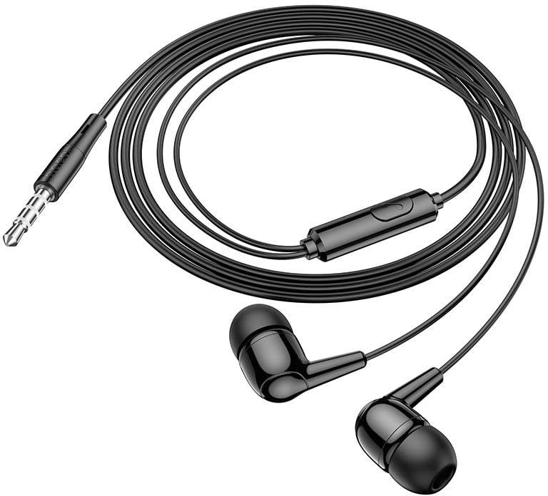 Наушники вкладыши проводные HOCO M97 Enjoy Black (6931474771780) - Фото 1