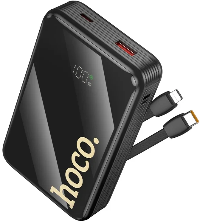 Батарея мобильная HOCO Q37A Graceful 22.5W+PD20W 20000mAh Black (6942007644921)