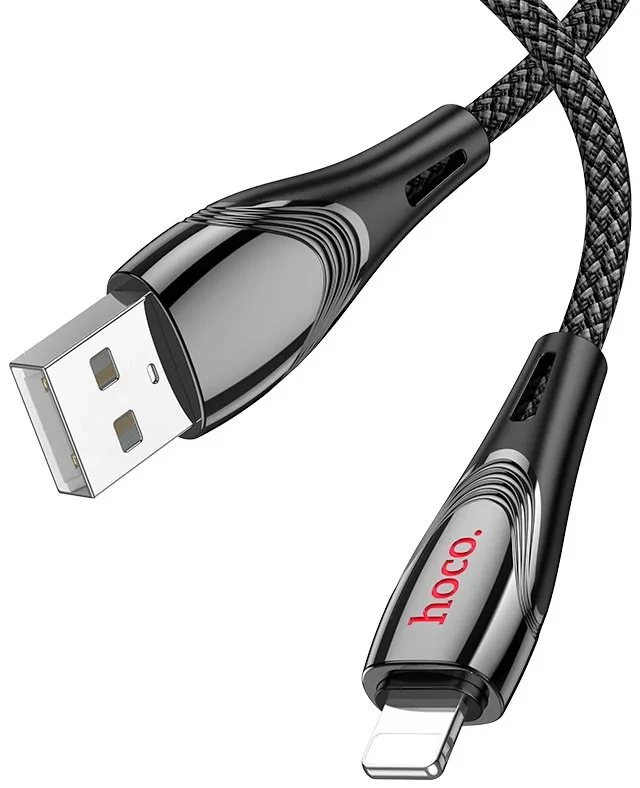 Кабель HOCO U133 iP Black (6942007618274)