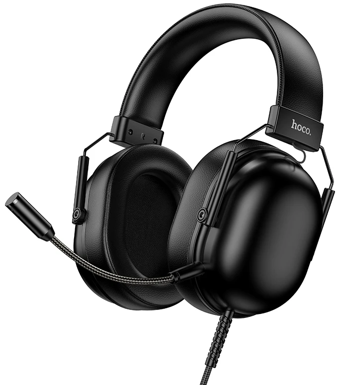 Гарнитура проводная игровая HOCO W113 Dynamic USB7.1 Black (6942007664127)
