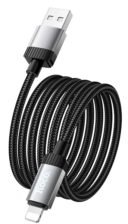 Кабель HOCO X117 Star charging data cable iP Black (6942007652544)