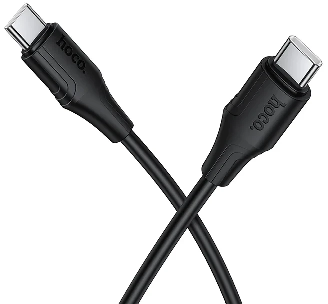 Кабель HOCO X124 Bien 60W C to C Black (6942007664448)