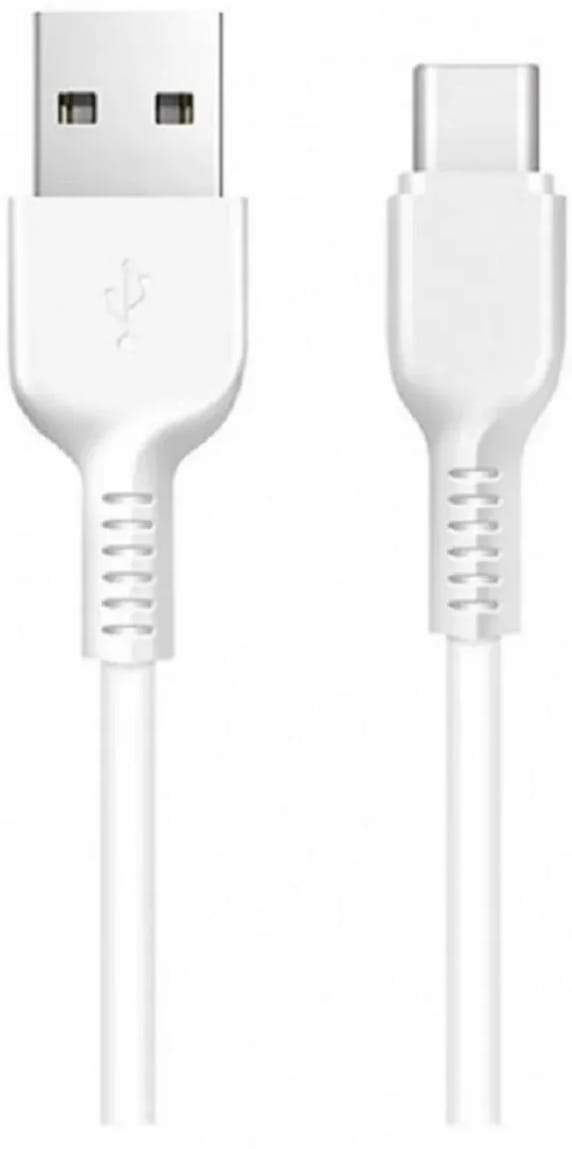 Кабель HOCO X20 USB to Type-C 3A, 1m White (6957531068853)
