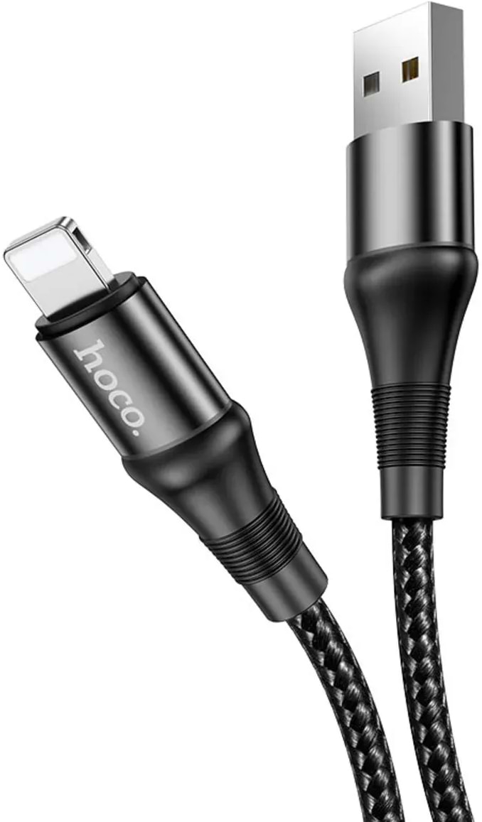 Кабель HOCO X50 USB to iP 2.4A, 1m Black (6931474734198)