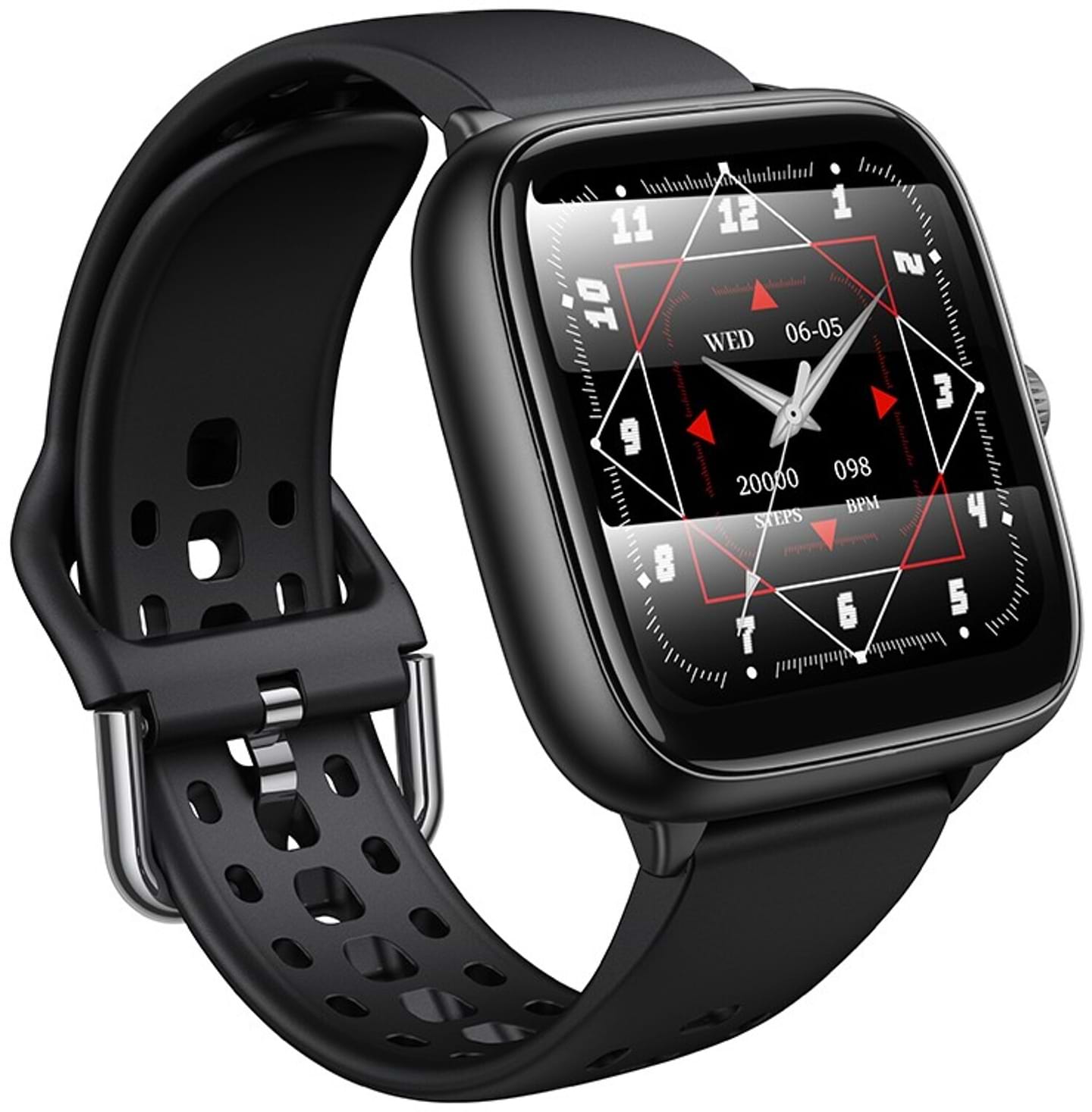 Смарт-часы HOCO Y36 43mm 200 mAh IP67 Black (6942007667586)
