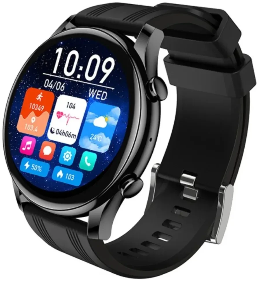 Смарт-часы HOCO Y38 AMOLED 36mm 300 mAh Black (6942007672047)