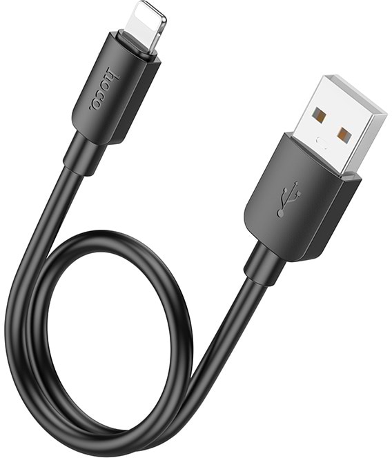 Кабель HOCO X96 iP 0.25m Black (6942007609388)