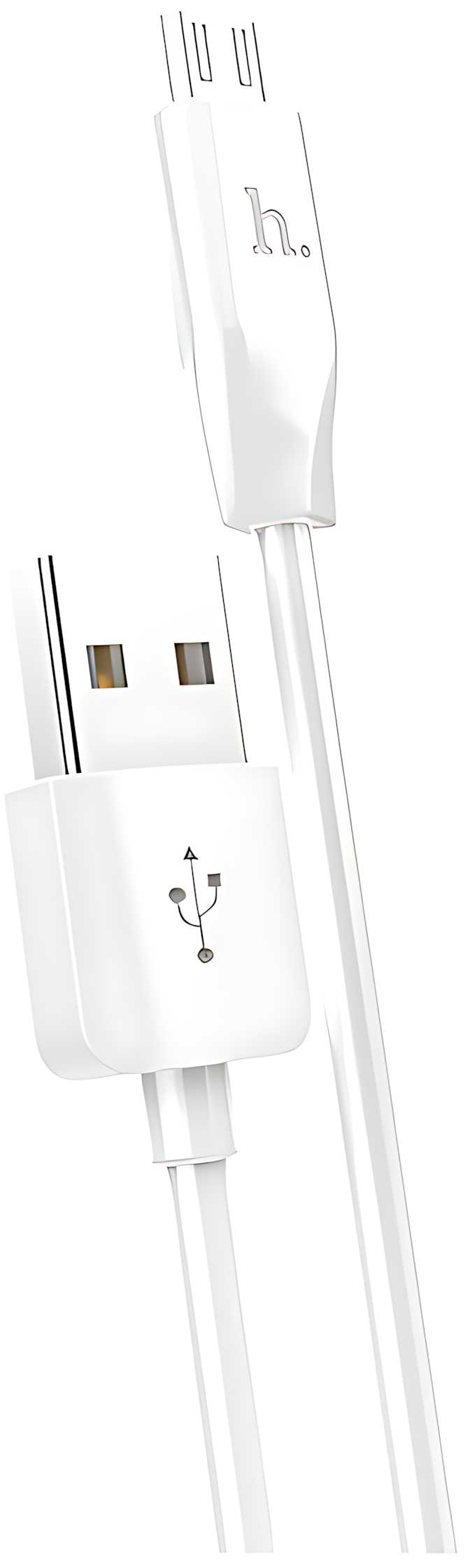 Кабель HOCO X1 USB to Micro 2.4A, 1m White (6957531032038)