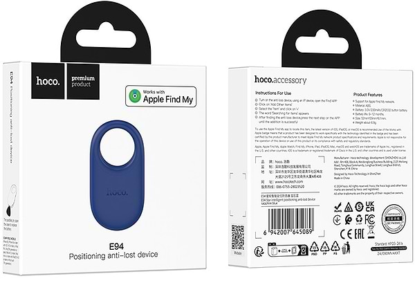Фото - Бездротовий маяк HOCO E94 Sapphire Blue (6942007645089)