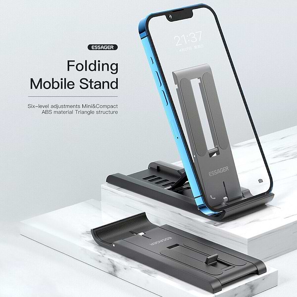 Фото - Підставка для мобільного пристрою Essager Sailing Desktop Phone Holder Black (EZJZM-FC01)