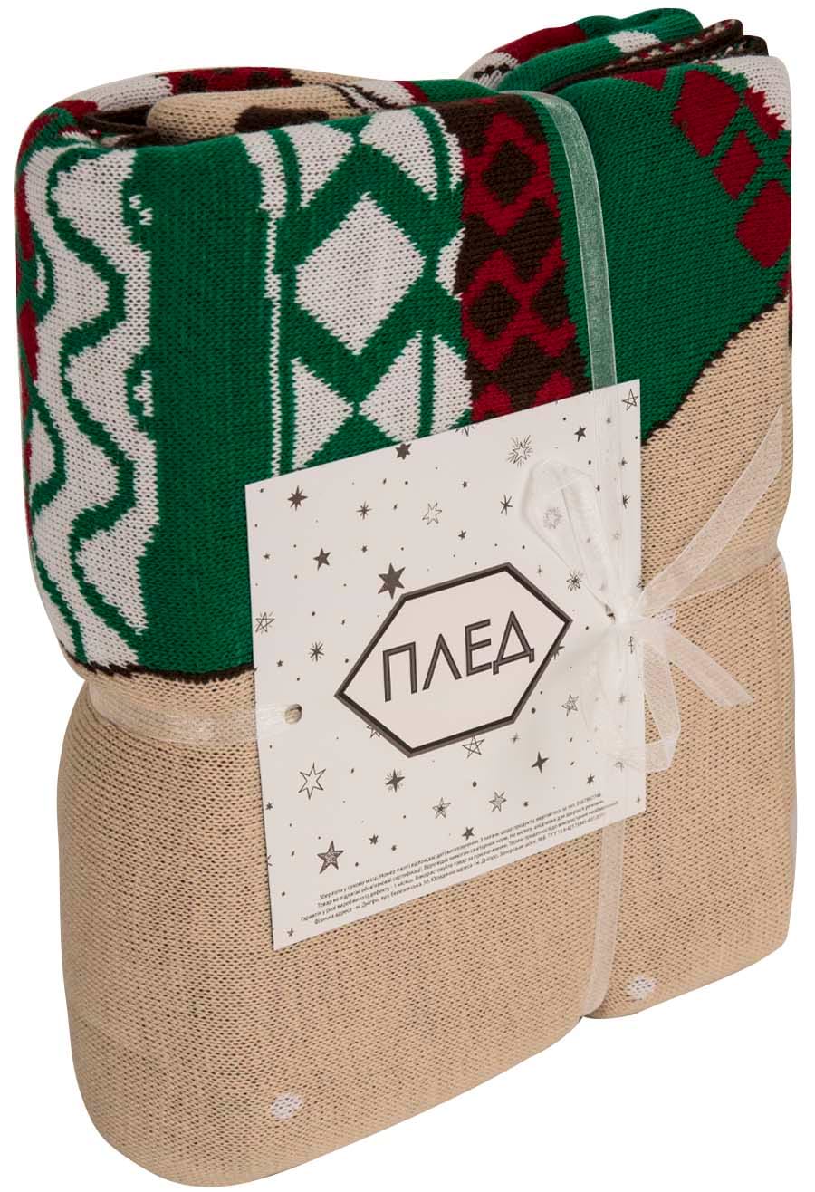 Фото - Плед полуторний Прованс Holiday gnome 130х170 (031663)