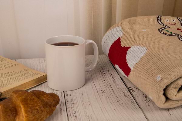 Фото - Плед полуторний Прованс Holiday gnome 130х170 (031663)