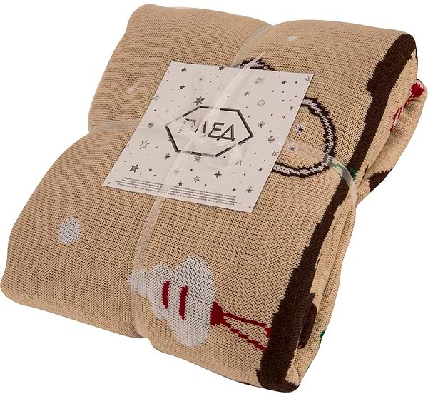 Фото - Плед полуторний Прованс Holiday gnome 130х170 (031663)