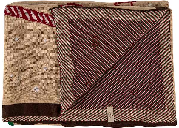 Фото - Плед полуторний Прованс Holiday gnome 130х170 (031663)