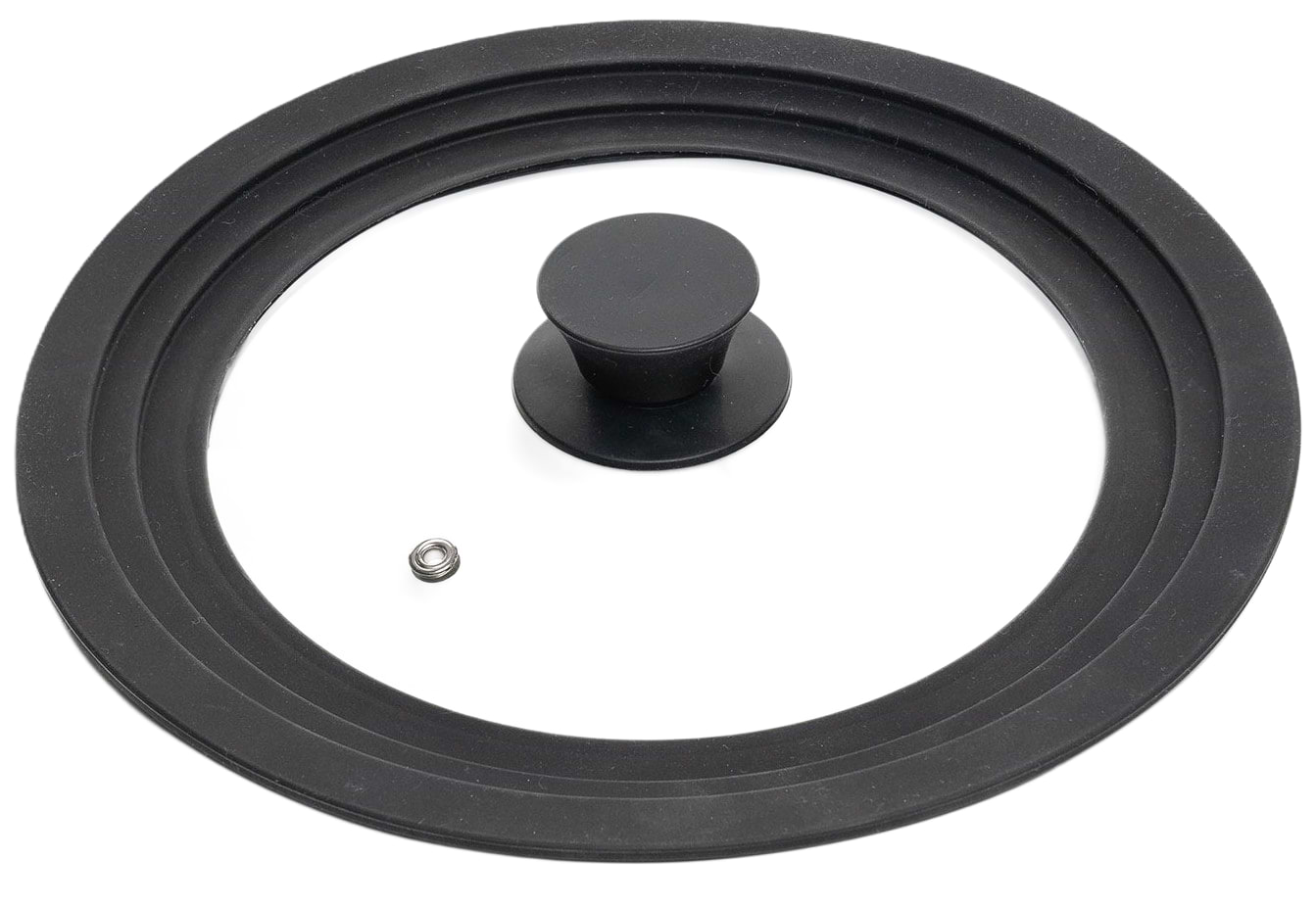 Кришка для посуду Holmer Silicon Universal 20 см (LI-0120-PBL)