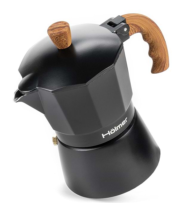 Фото - Кавоварка гейзерна Holmer CF-0300-BW Natural