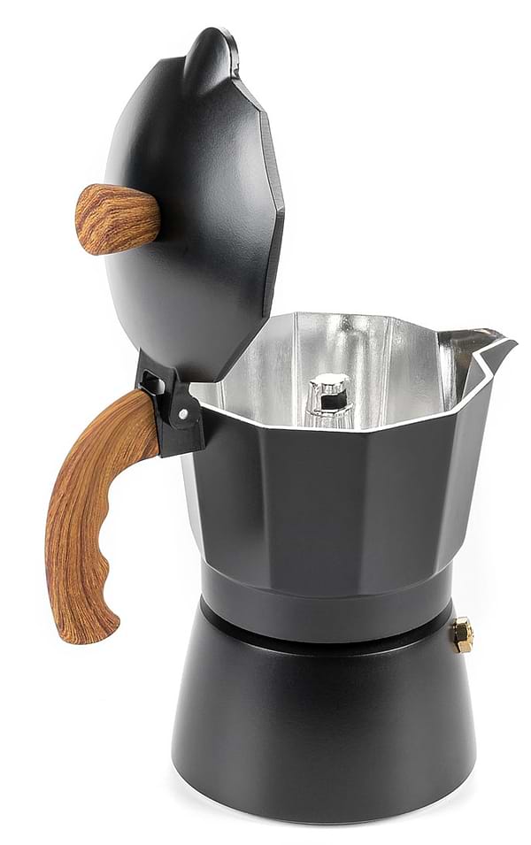 Фото - Кавоварка гейзерна Holmer CF-0300-BW Natural