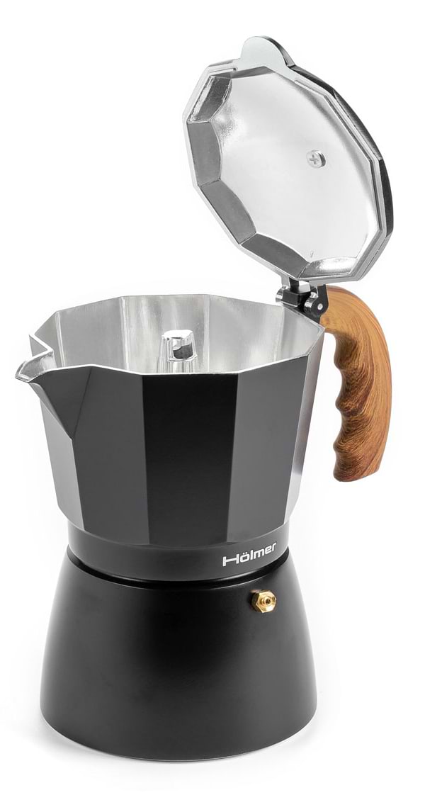 Фото - Кавоварка гейзерна Holmer CF-0300-BW Natural