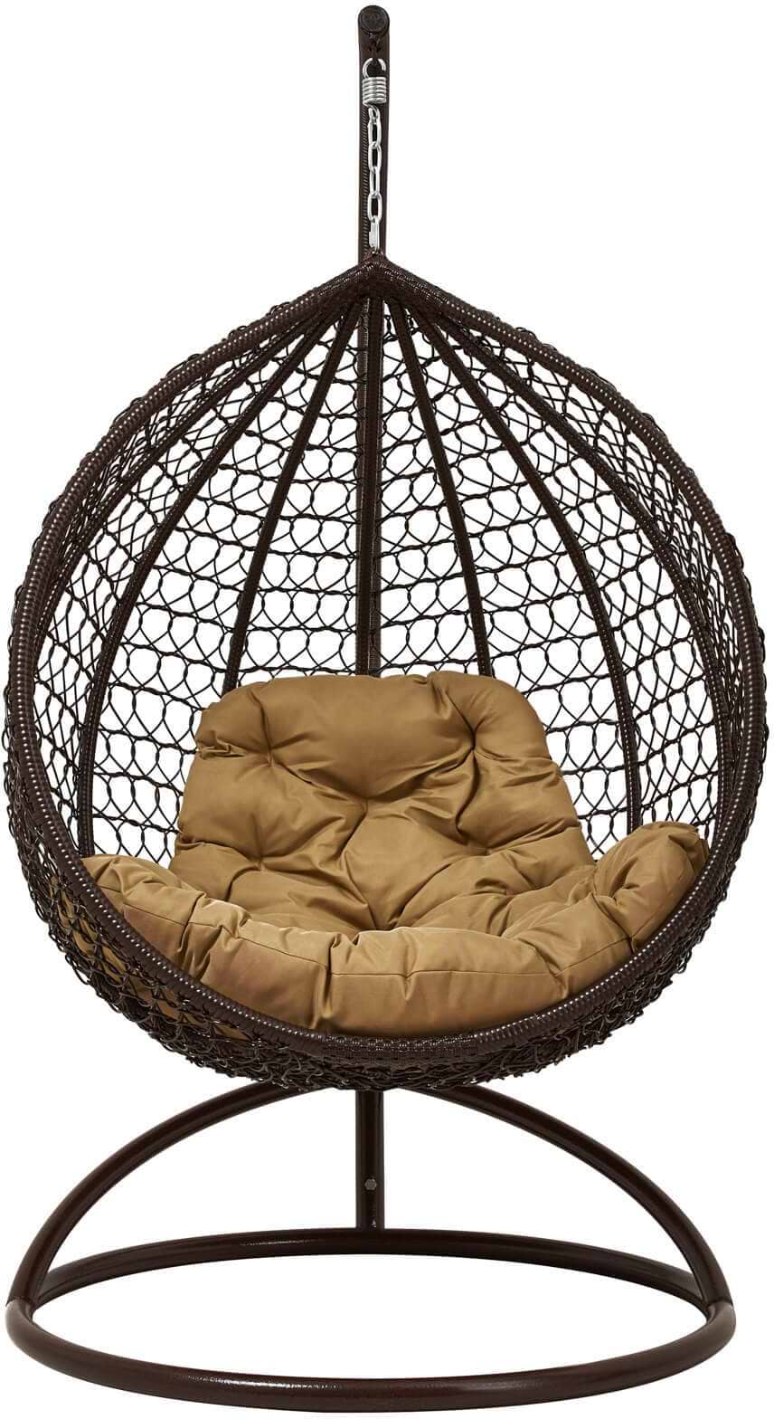 Крісло-кокон Home Rest одинарне Коричневий/койот - Фото 1
