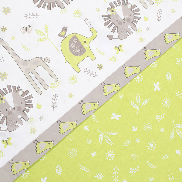 Фото - Комплект постільної білизни дитячий Home Line Бязь +нав 40х60 см МАДАГАСКАР кавово-салатовий (193594)