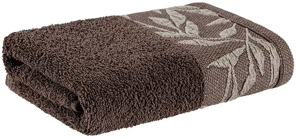 Фото - Полотенце для лица Home Line Флора 50х90 коричневый (177664)