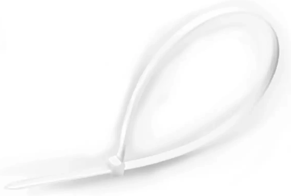 Набор хомутов Haisser 8х500 White 100 шт.