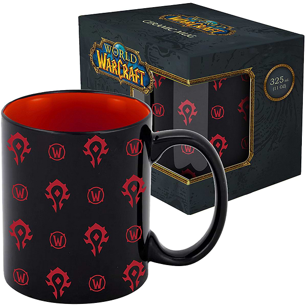 Фото - Чашка Blizzard WORLD OF WARCRAFT Horde pattern 330 мл (FWWMUG24BKHOR0001)